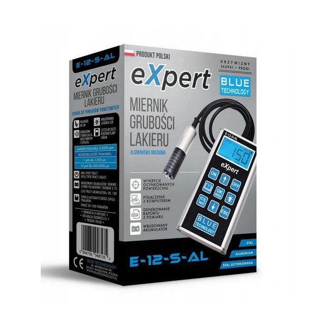 Miernik grubości lakieru Blue Technology E-12-S-AL (eXpert)