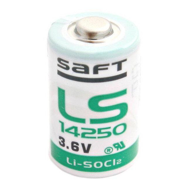 Bateria LS14250 SAFT 3,6V 1200mAh 1/2AA (1 szt.) Bateria LS14250 SAFT 3,6V 1200mAh 1/2AA (1 szt.)