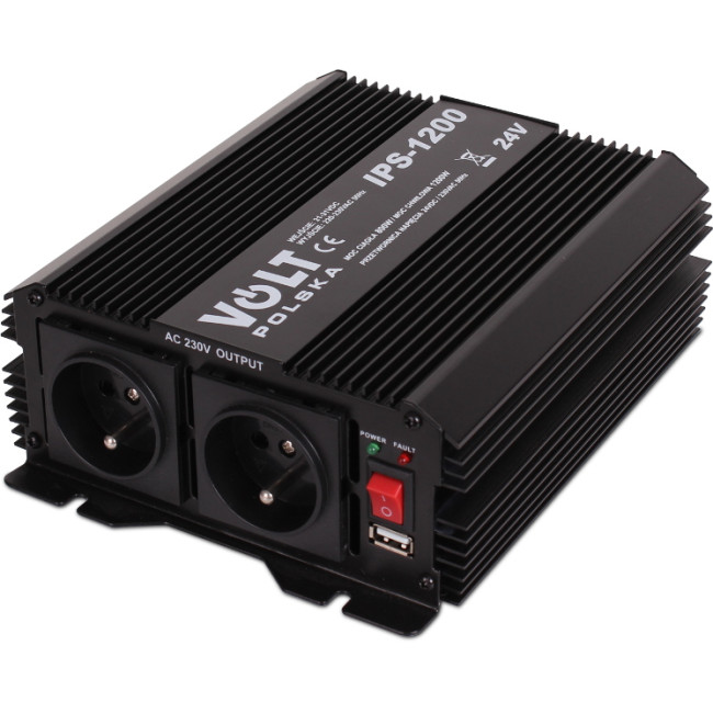 PRZETWORNICA VOLT POLSKA IPS-1200 24V 230V 800/1200W PRZETWORNICA VOLT POLSKA IPS-1200 24V 230V 800/1200W
