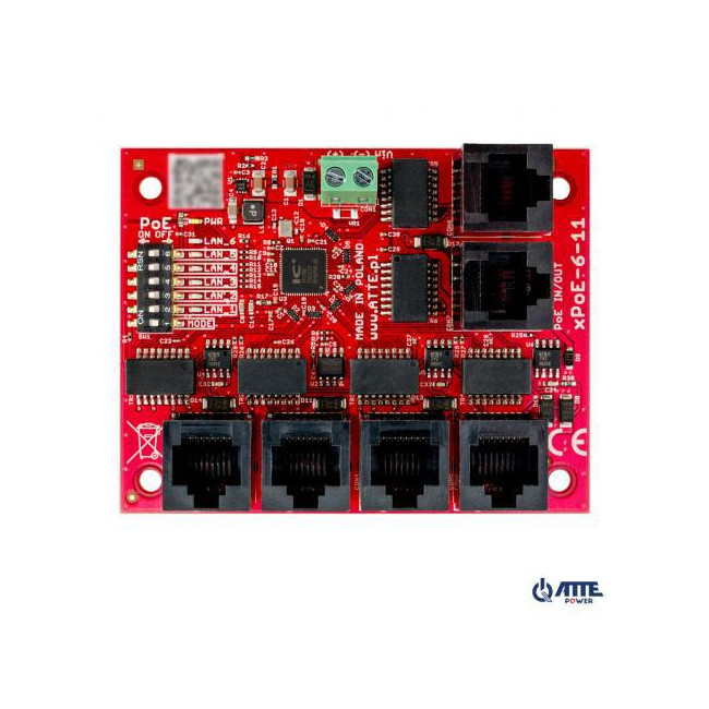 SWITCH 5-PORTOWY POE ATTE xPoE-6-11-OF SWITCH 5-PORTOWY POE ATTE xPoE-6-11-OF