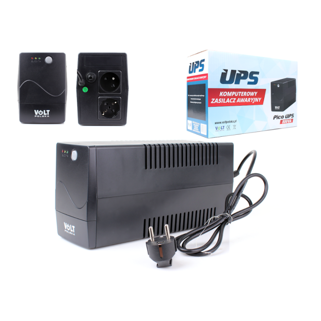 UPS ZASILACZ AWARYJNY VOLT POLSKA PICO 800VA 480W UPS ZASILACZ AWARYJNY VOLT POLSKA PICO 800VA 480W