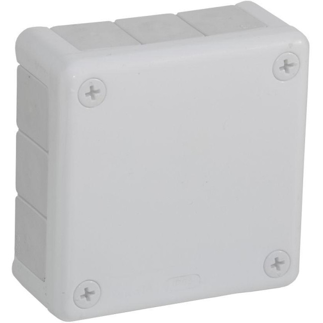Puszka natynkowa pusta 12 wlotów VIPLAST VP-41 BIAŁA IP55 98x98x42mm 041-01 Puszka natynkowa pusta 12 wlotów VIPLAST VP-41 BIAŁA IP55 98x98x42mm 041-01