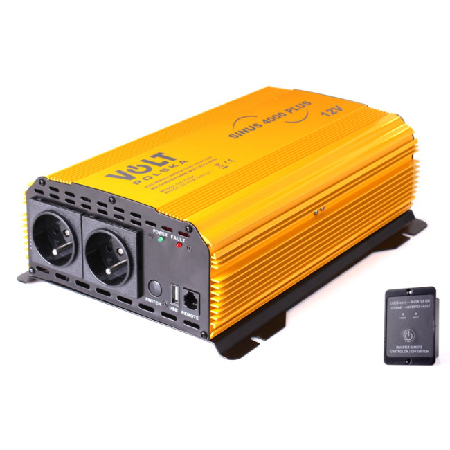 PRZETWORNICA VOLT POLSKA SINUS PLUS 4000 12V / 230V 2000/4000W PRZETWORNICA VOLT POLSKA SINUS PLUS 4000 12V / 230V 2000/4000W