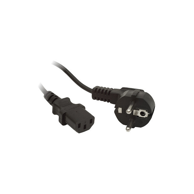 KABEL ZASILAJĄCY CEE 7/7 IEC 320 C13 1.8M WTYCZKA KĄTOWA Lanberg