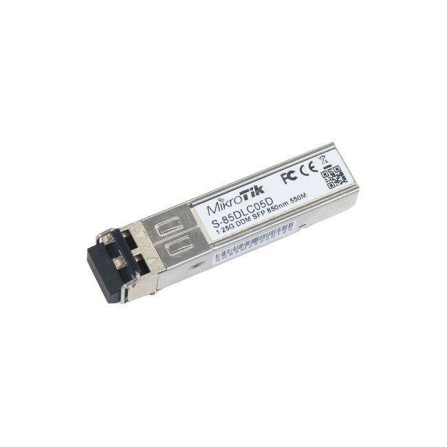 MODUŁ SFP MIKROTIK S-85DLC05D 1.25G MM 550m 850nm MODUŁ SFP MIKROTIK S-85DLC05D 1.25G MM 550m 850nm