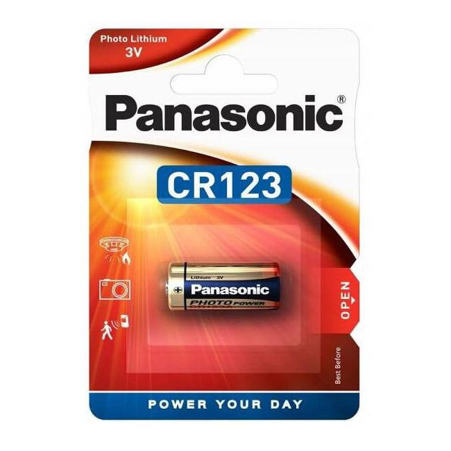 Bateria CR123A PANASONIC (blister 1 szt.) Bateria CR123A PANASONIC (blister 1 szt.)