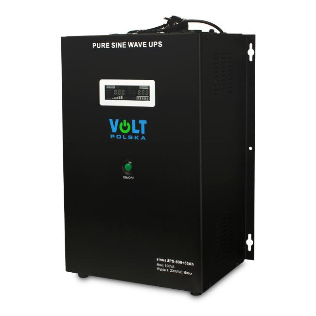 Przetwornica VOLT POLSKA SinusUPS-800 55Ah 12V 500/800W Przetwornica VOLT POLSKA SinusUPS-800 55Ah 12V 500/800W