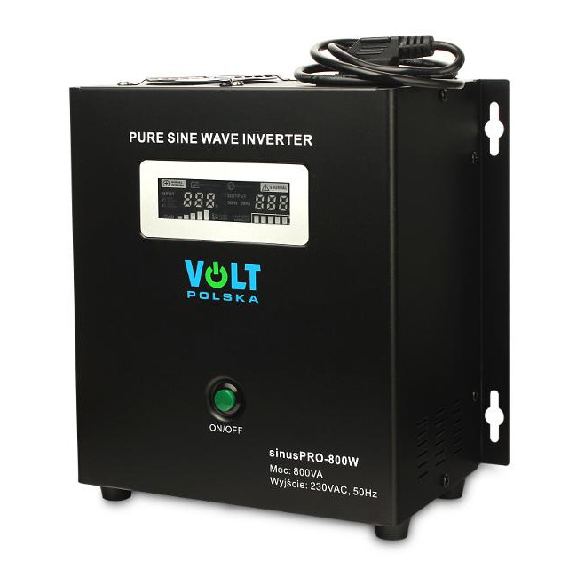 Przetwornica VOLT POLSKA SinusPro-800W 12V 500/800W Przetwornica VOLT POLSKA SinusPro-800W 12V 500/800W