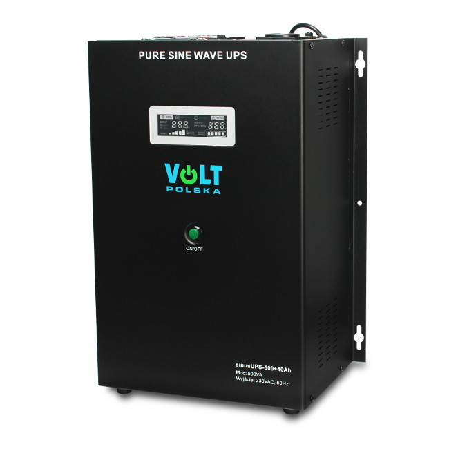 Przetwornica VOLT POLSKA SinusUPS-500 40AH 12V 300/500W Przetwornica VOLT POLSKA SinusUPS-500 40AH 12V 300/500W