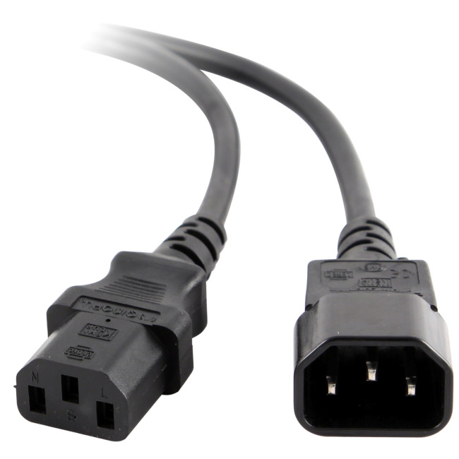PRZEDŁUŻACZ KABLA ZASILAJĄCEGO VDE IEC 320 C13 / C14 3M Lanberg PRZEDŁUŻACZ KABLA ZASILAJĄCEGO VDE IEC 320 C13 / C14 3M Lanberg