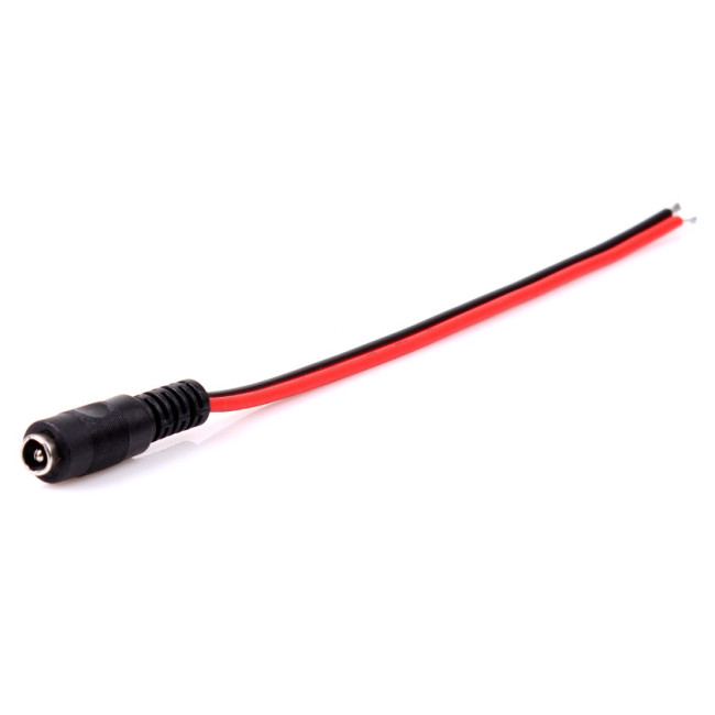 GNIAZDO ZASILAJĄCE NA PRZEWODZIE 2.1/5.5mm GNIAZDO ZASILAJĄCE NA PRZEWODZIE 2.1/5.5mm