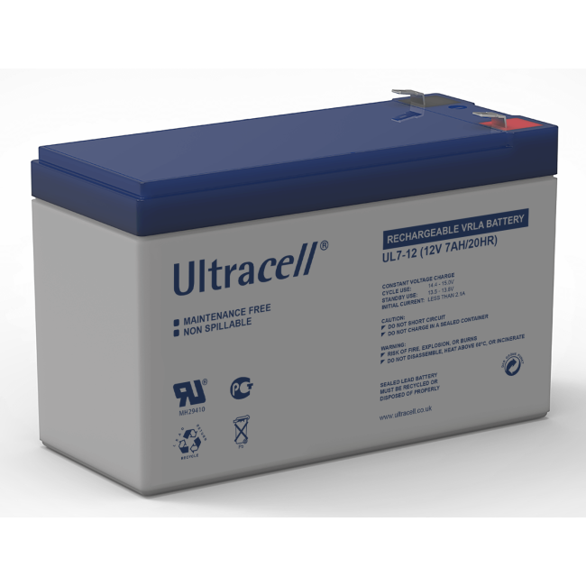 Akumulator AGM ULTRACELL UL 12V 7Ah UL7-12 Akumulator AGM ULTRACELL UL 12V 7Ah UL7-12