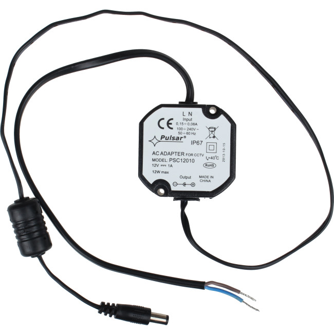 ZASILACZ IMPULSOWY HERMETYCZNY Pulsar PSC12010 12V/1,0A ZASILACZ IMPULSOWY HERMETYCZNY Pulsar PSC12010 12V/1,0A