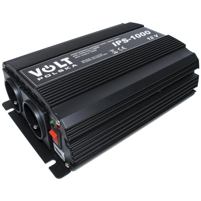 PRZETWORNICA VOLT POLSKA IPS-1000 12V / 230V 700/1000 W PRZETWORNICA VOLT POLSKA IPS-1000 12V / 230V 700/1000 W