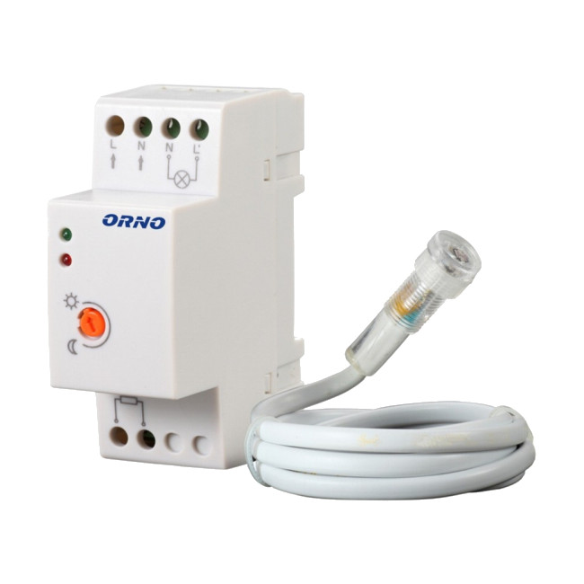 Czujnik zmierzchowy na szynę DIN ORNO OR-CR-219 Czujnik zmierzchowy na szynę DIN ORNO OR-CR-219