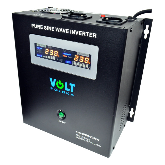 PRZETWORNICA VOLT POLSKA SINUSPRO-2000W 24V 1400/2000W PRZETWORNICA VOLT POLSKA SINUSPRO-2000W 24V 1400/2000W