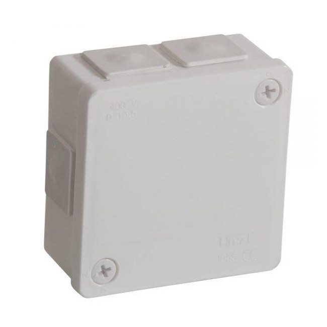 Puszka natynkowa pusta 6 wlotów VIPLAST VP-22 BIAŁA IP55 86x86x40mm 022-01 Puszka natynkowa pusta 6 wlotów VIPLAST VP-22 BIAŁA IP55 86x86x40mm 022-01